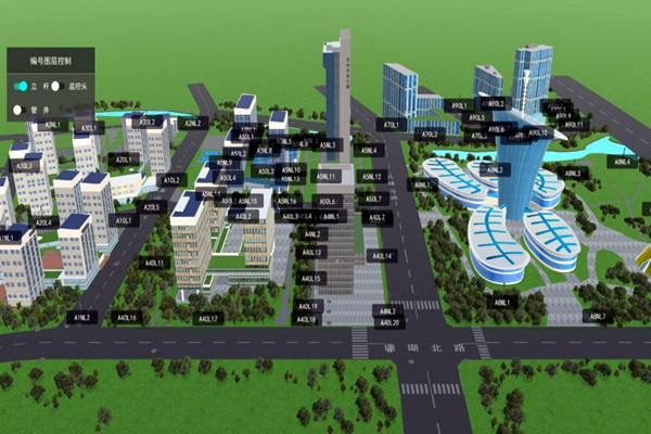 樓宇自控系統(tǒng)BIM可視平臺運行主狀態(tài)的實時顯示！